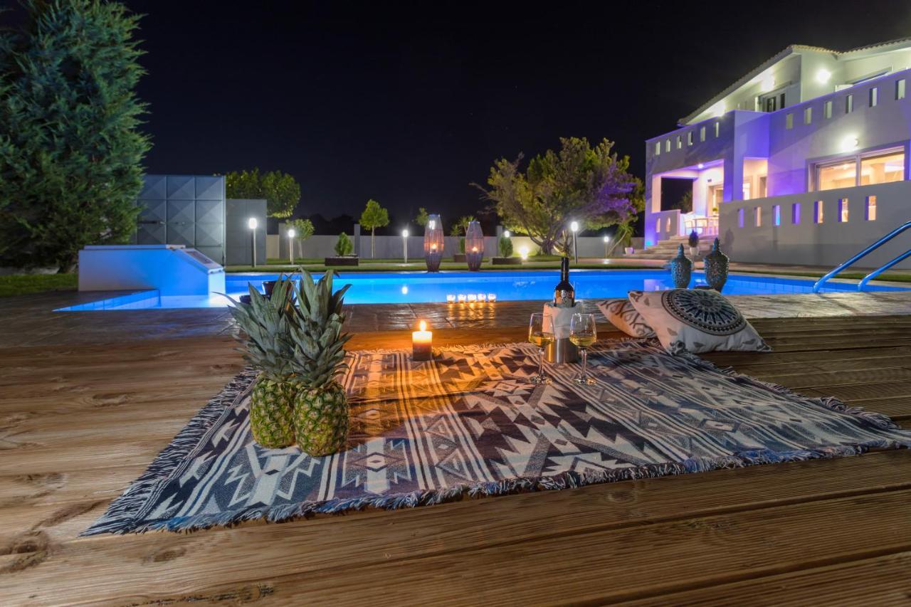 Muthee Luxurious Private Villa Laganas Ngoại thất bức ảnh